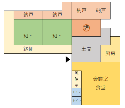 庵日形井の間取り図