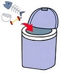生ごみ処理機のイラスト