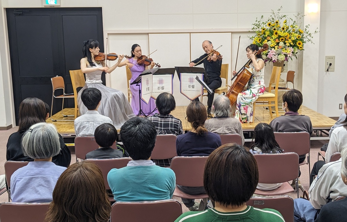 素晴らしい演奏に来場者は聴き惚れていました