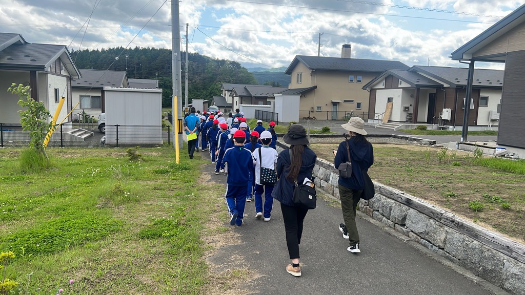 その名のとおり、野田村で一番新しい地区、新町地区